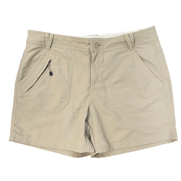 The North Face Women's Dune Beige Paramount Raven Shorts Size 10 NEW! NWT - Picture 1 of 16